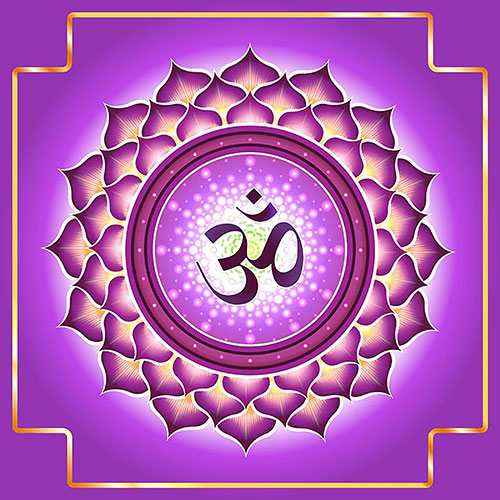 Crown Chakra Peace & Meditation Symbol